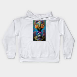 fantasy floral imagination #7 Kids Hoodie